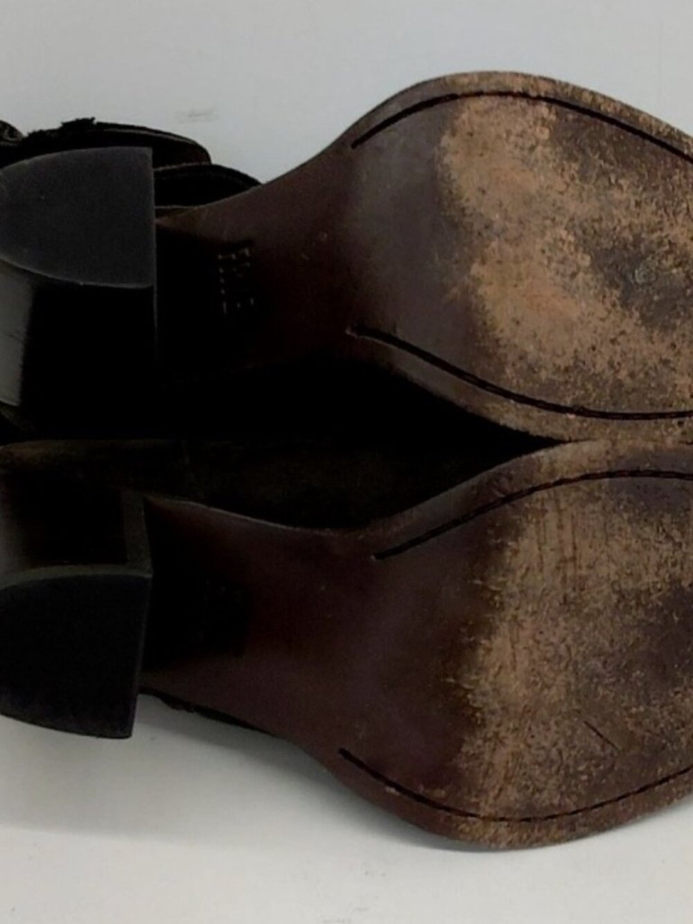 $349 Frye Stitch Detail Ilana Butter Soft Suede Pull On Western Boots Cowboy 8.5 - Picture 6 of 6